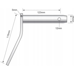 Pin 25x123mm cat. 2 8860