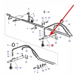 La322542600 reel extension cylinder