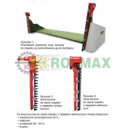 Electric side scythe left 12v 400m jag scythe boc