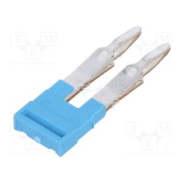 1 pcs x WEIDMu00dcLLER - 1527740000 ZQV 2.5N/2 BL - Comb bridge, ways: 2, blue, A series