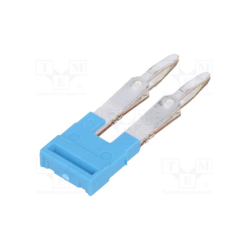 1 pcs x WEIDMu00dcLLER - 1527740000 ZQV 2.5N/2 BL - Comb bridge, ways: 2, blue, A series