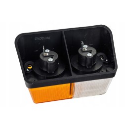 Right front lamp t 25, plastic with a gasket