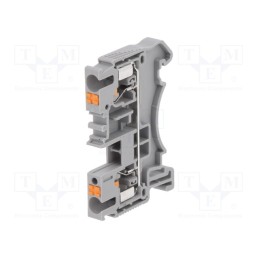 1 pcs x DEGSON ELECTRONICS - DS2.5-01P-11-00AH - Splice terminal: rail, 0.2÷4mm2, ways: 1, terminals: 2, grey, DS