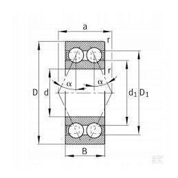 Bearing cbk 441 btng pbf flt 30x60x37