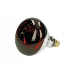 Red radiant heater, hardglass heating lamp, 150 watts