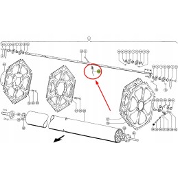 626987 0 spring finger of the reel