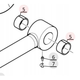 Manitou 551320 actuator bush