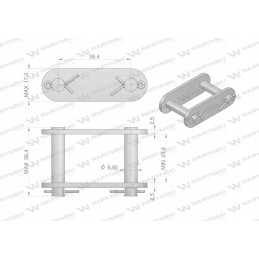 Chain lock 38 4r Warynski sold for 5
