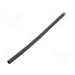 1 pcs x TE Connectivity - ATUM-6/2-0-STK - Heat shrink sleeve, glued, 3: 1, 6mm, L: 1.2m, black, polyolefine