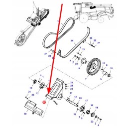 La322955550 pulley bracket