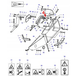 La322371150 side cover bracket