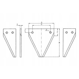 1096106 thickly grooved schumacher scythe blade