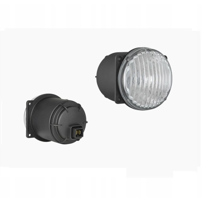 Halogen fog lamp with amp f connector