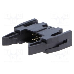 1 pcs x Amphenol Communications Solutions - T816106A1S102CEU - Socket, IDC, male, PIN: 6, straight, with ejector, THT, 2.54mm, b
