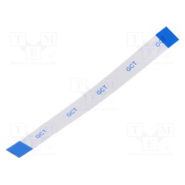 1 pcs x Global Connector Technology (GCT) - 05-12-A-0076-A-4-06-4-T - FFC cable, Cores: 12, Cable ph: 0.5mm, contacts on the sam