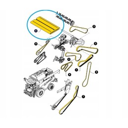 Conveyor belt new holland cr 87031493 cnh