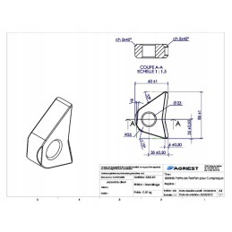Hardware holder eye for welding a doorway