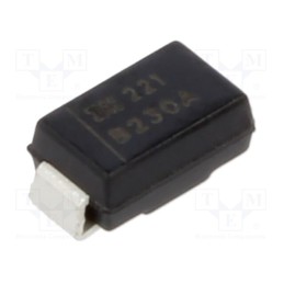10 pcs x DIODES INCORPORATED - B230A-13-F - Diode: Schottky rectifying, SMD, 30V, 2A, SMA,