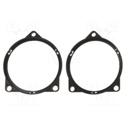 1 set x 4CARMEDIA - RAM-20.514/K - Speaker frame, 100mm, Volvo, Volvo S90 2017-&gt,,Volvo XC40 2018-&gt,