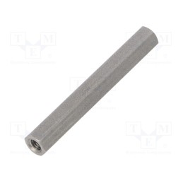 10 pcs x DREMEC - 148X60 - Screwed spacer sleeve, 60mm, Int.thread: M5, hexagonal