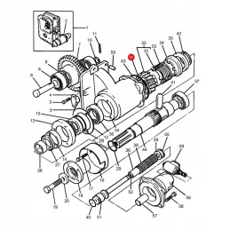 Metal washer massey ferguson 3610895m1 org