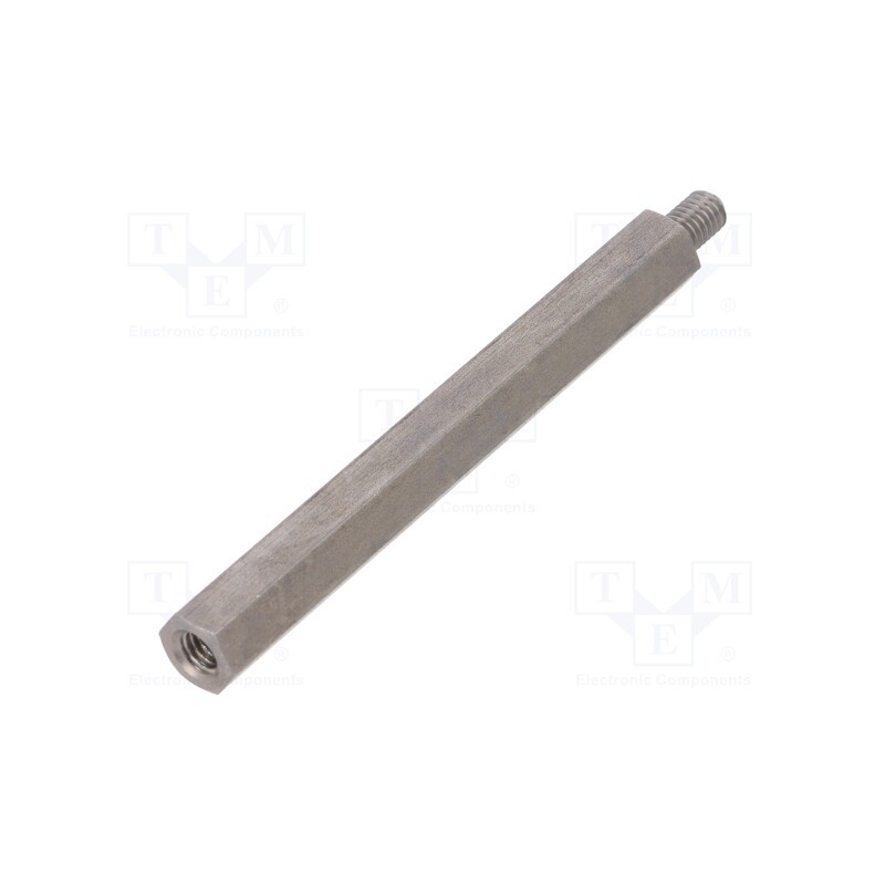 10 pcs x DREMEC - 249X90 - Screwed spacer sleeve, 90mm, Int.thread: M6, Ext.thread: M6