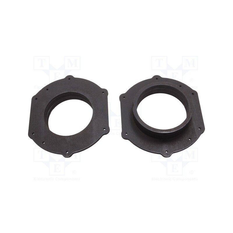 1 set x BASSER - DMAUDI15 - Spacer ring, MDF, 165mm, Audi, impregnated, 2pcs.