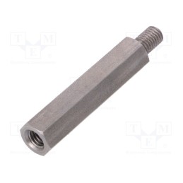 10 pcs x DREMEC - 2413X60 - Screwed spacer sleeve, 60mm, Int.thread: M8, Ext.thread: M8