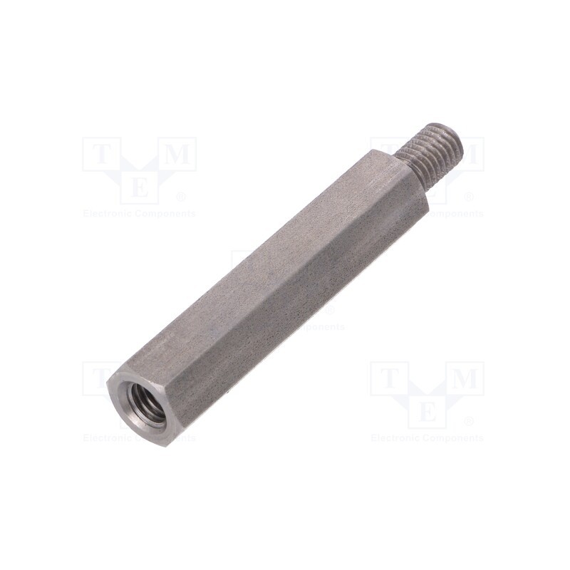 10 pcs x DREMEC - 2413X60 - Screwed spacer sleeve, 60mm, Int.thread: M8, Ext.thread: M8