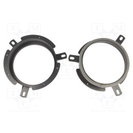 1 set x 4CARMEDIA - RAM-20.516/K - Speaker frame, 165mm, Volvo, Volvo C30 2007-&gt,2013, 2pcs.