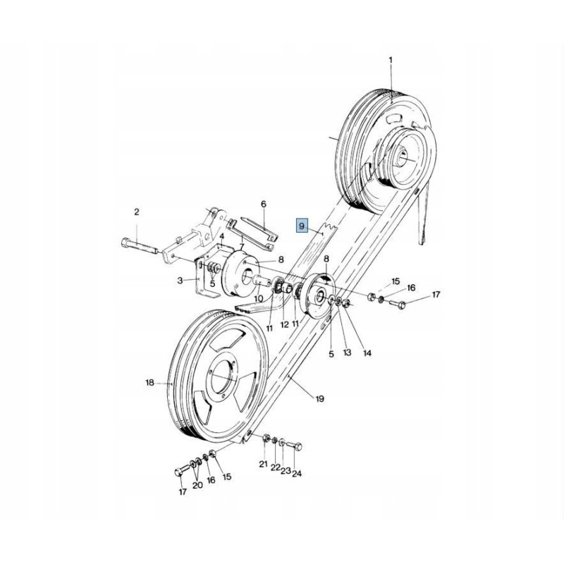 Pas 3hb new holland 8000 80397297 cnh