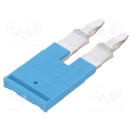 1 pcs x WEIDMu00dcLLER - 1985830000 ZQV 6N/2 BL - Comb bridge, ways: 2, blue, A series