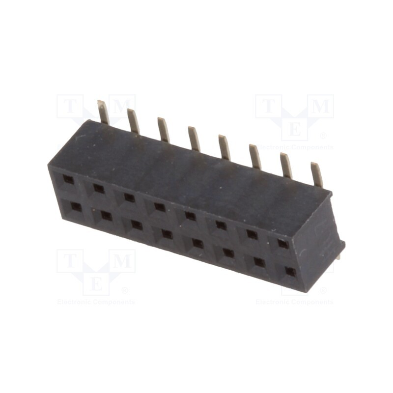1 pcs x NINIGI - ZL266-16DG - Socket, pin strips, female, PIN: 16, vertical, 2mm, SMT, 2x8