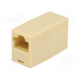 1 pcs x LOGILINK - MP0031 - Socket, coupler, Cat: 5, unshielded, Layout: 8p8c, RJ45 socket x2