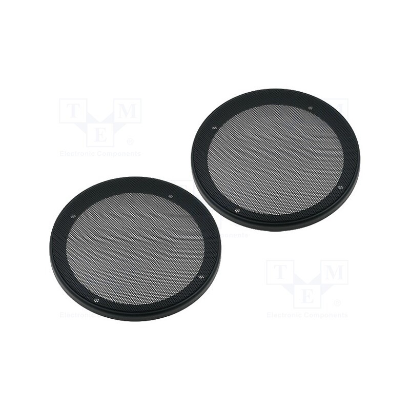 1 set x PER.PIC. - GR00004-05 - Loudspeaker grille, 165mm, metal, 2pcs.
