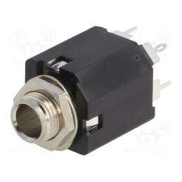 1 pcs x AMPHENOL - ACJS-MN-5 - Socket, Jack 6,3mm, female, stereo,with double switch, ways: 5