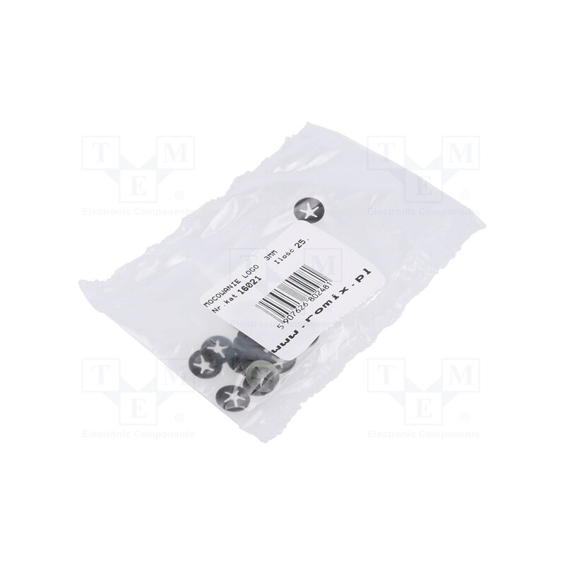 1 pcg x ROMIX - 16021 - Protecting washer, 25pcs, universal, Ømount.hole: 3mm