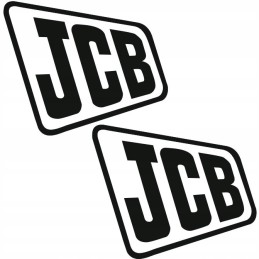 JCB stickers, excavator loader up to 45 cm