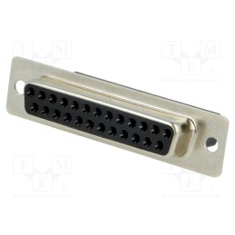1 pcs x MH CONNECTORS - MHDBC25SS - D-Sub, PIN: 25, plug, female, for cable, Type: w/o contacts, 3A, 250V