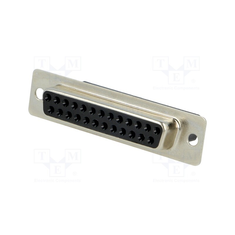 1 pcs x MH CONNECTORS - MHDBC25SS - D-Sub, PIN: 25, plug, female, for cable, Type: w/o contacts, 3A, 250V