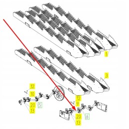 101556139 front shaker shaft