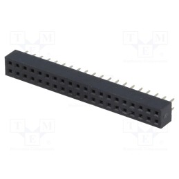 1 pcs x CONNFLY - DS1026-05-2*20S8BV - Socket, pin strips, female, PIN: 40, straight, 2mm, THT, 2x20