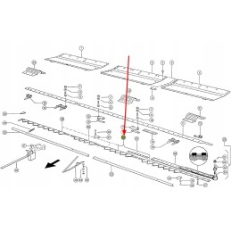630748 00 strip connecting the scythe segments