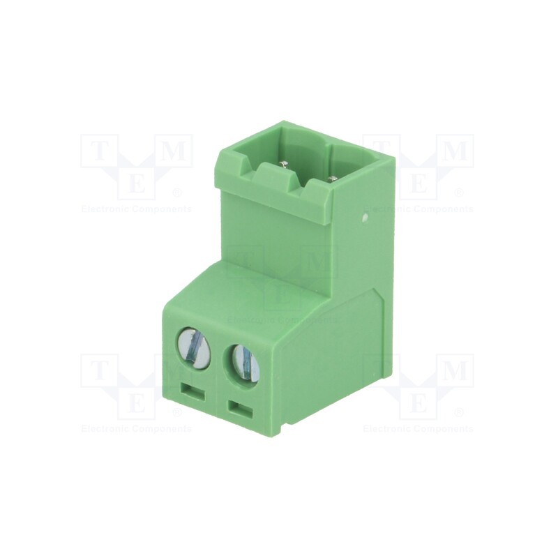 1 pcs x DEGSON ELECTRONICS - 2EDGKR-5.0-02P-14-00AH - Pluggable terminal block, 5mm, ways: 2, straight, plug, male, green