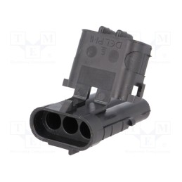 1 pcs x APTIV - 12010717 - Connector: wire-wire, Weather Pack, male, plug, for cable, PIN: 3