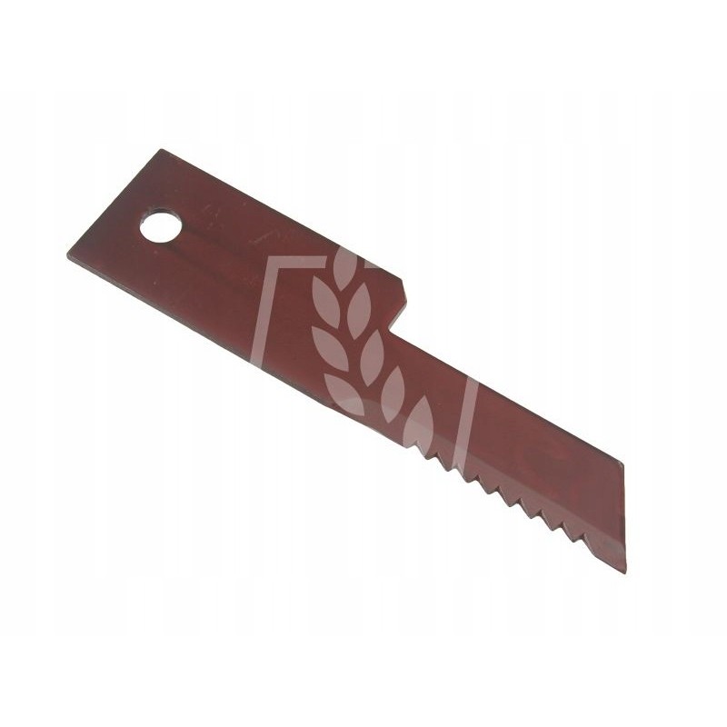 Toothed forage harvester knife 198x32 50x3mm fi 13mm 3222