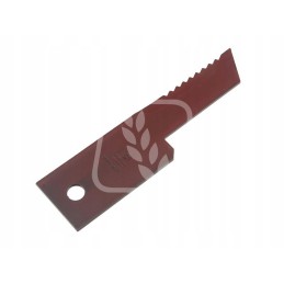 Toothed forage harvester knife 198x32 50x3mm fi 13mm 3222
