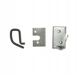 Lock for doors opening on the left fender