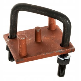 Old type yoke with a cultivator tine attachment