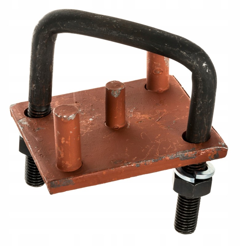 Old type yoke with a cultivator tine attachment